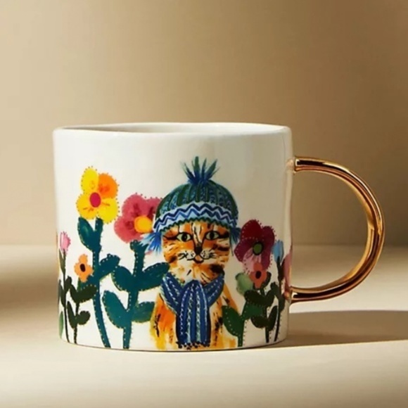 Anthropologie Francesca Kaye Feline Atelier Mug - Picture 1 of 3
